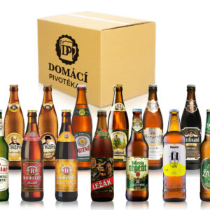 Domácí pivotéka Dárkový ochutnávkový balík 15 skvělých ležáků 11°-12° 15 x 0,5 l (set)